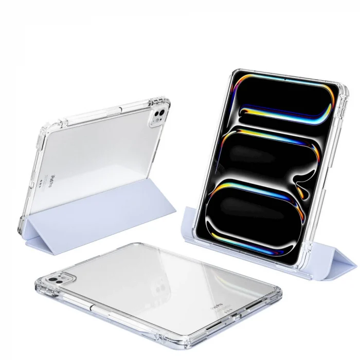 ​​iPad Pro 13 2024 Kılıf Magnetik Ayrılabilen Airbagli Sliding Tablet Kılıfı