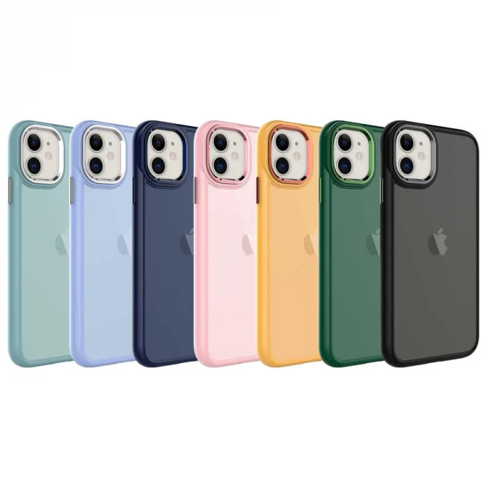 iPhone 11 Kılıf Buzlu Sert PC  May Kapak