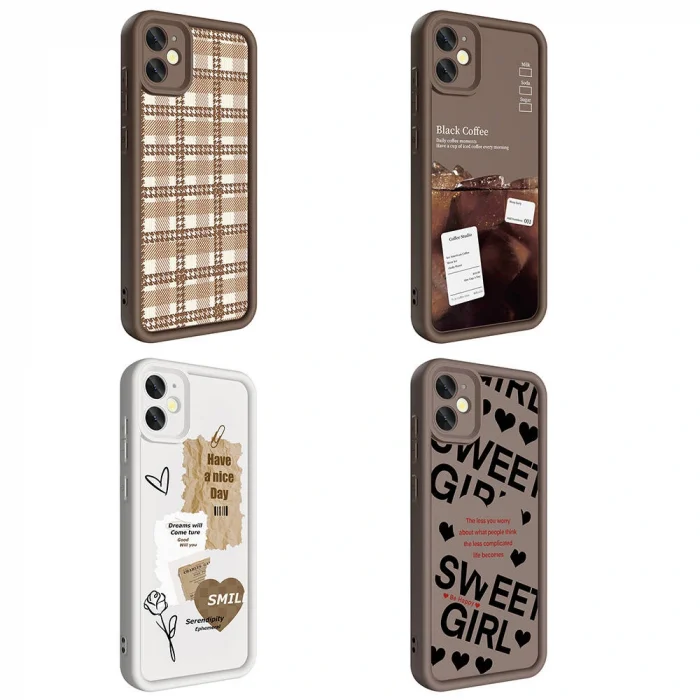 iPhone 11 Kılıf Kamera Korumalı Baskılı Arka Yüzey Klas Kapak