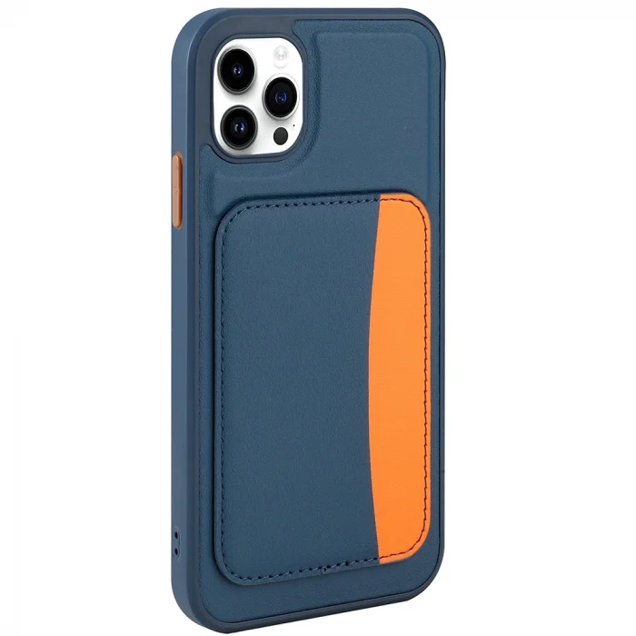 Apple iPhone 11 Kılıf Kartlıklı Zore X-Kart Silikon Kapak