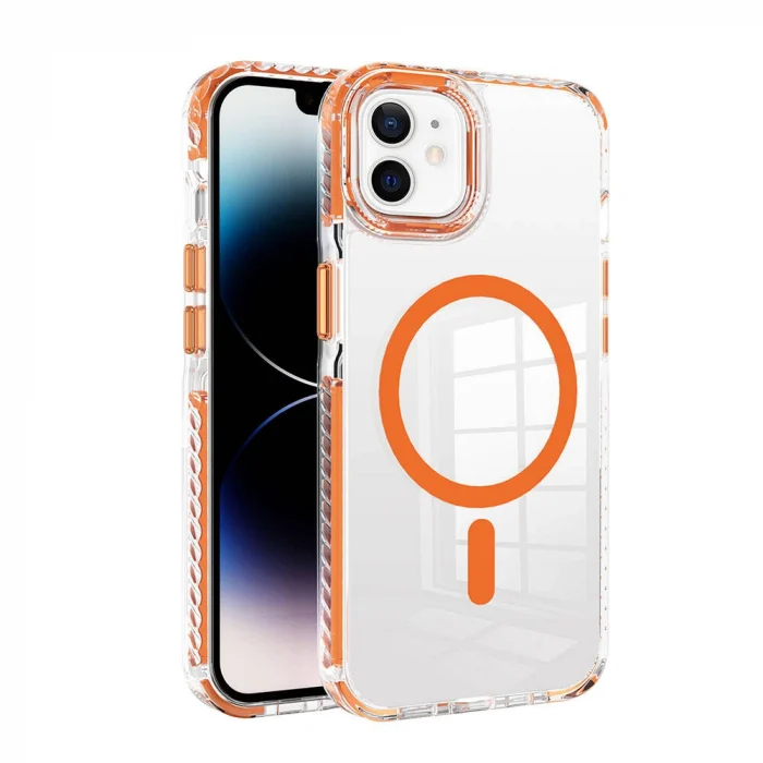 iPhone 11 Kılıf M-safe Şarj Özellikli Airbagli Takılabilir Askı Aparatlı Nana Kapak