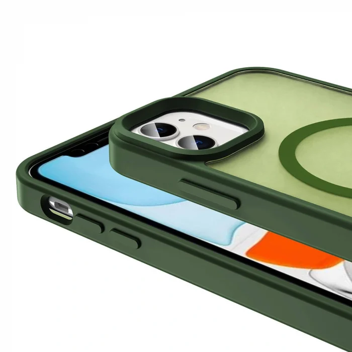 iPhone 11 Kılıf M-safe Şarj Özellikli Mat Arka Yüzey Sio Kapak