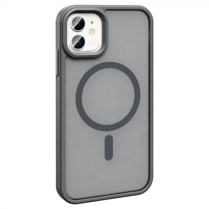 iPhone 11 Kılıf M-safe Şarj Özellikli Mat Arka Yüzey Sio Kapak