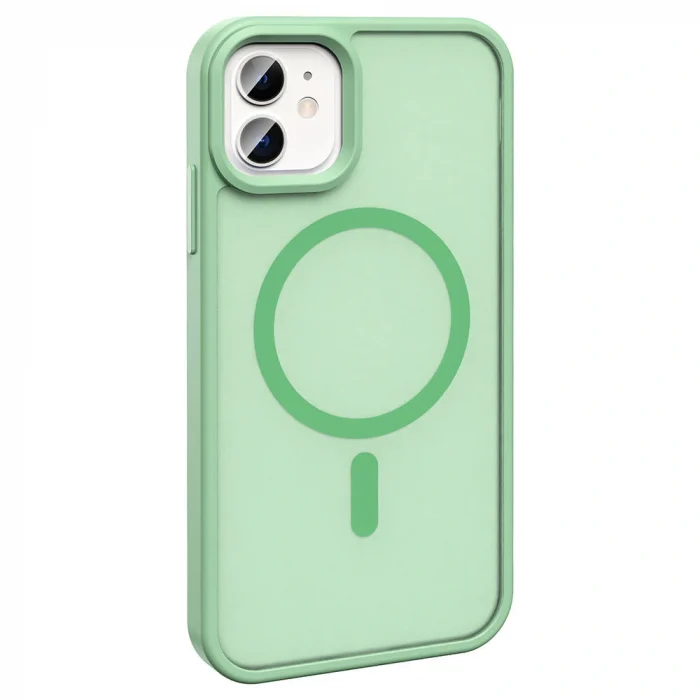 iPhone 11 Kılıf M-safe Şarj Özellikli Mat Arka Yüzey Sio Kapak