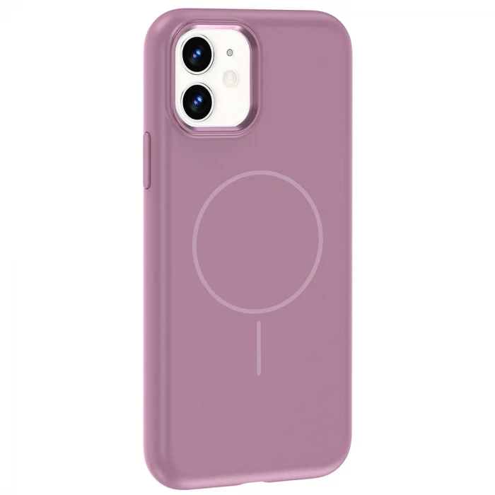 iPhone 11 Kılıf M-Safe Şarj Özellikli Metal Kamera Çerçeveli Edi Silikon Kapak