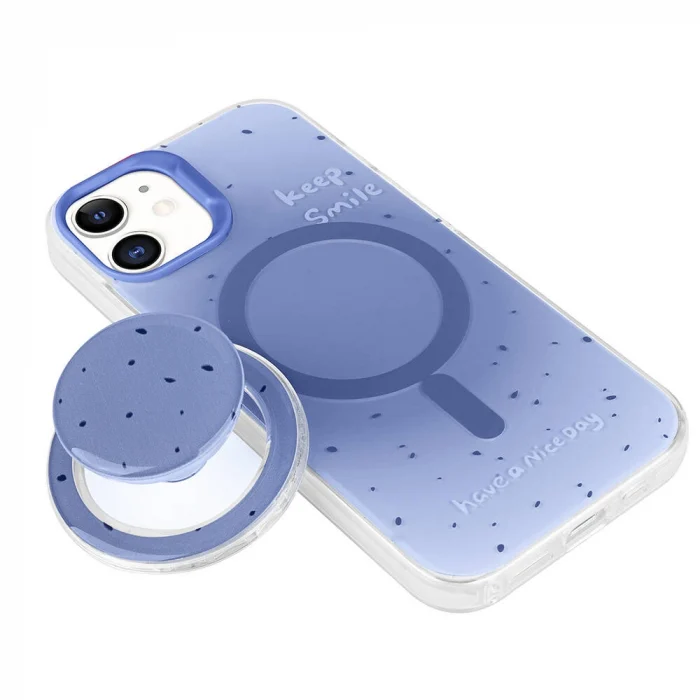 iPhone 11 Kılıf M-safe Şarj Özellikli Tak-Çıkar Pop Soketli Tiktok Kapak