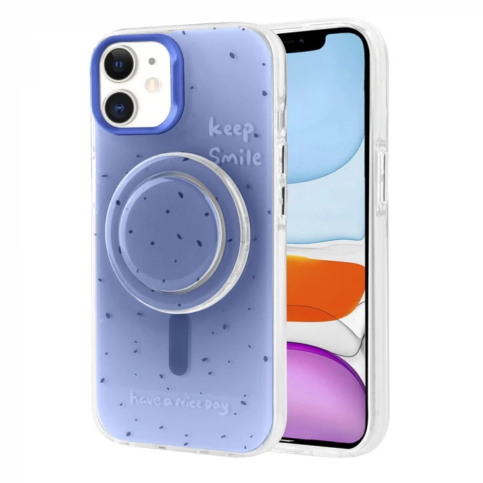 iPhone 11 Kılıf M-safe Şarj Özellikli Tak-Çıkar Pop Soketli Tiktok Kapak