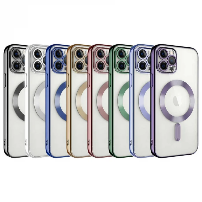 iPhone 11 Pro Kılıf Kamera Korumalı M-safe Wireless Şarj Özellikli  Demre Kapak
