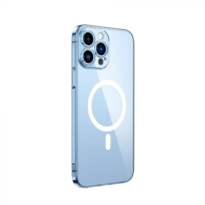 iPhone 11 Pro Max Kamera Korumalı M-Safe Şarj Özellikli Şeffaf London Sert PC Kapak