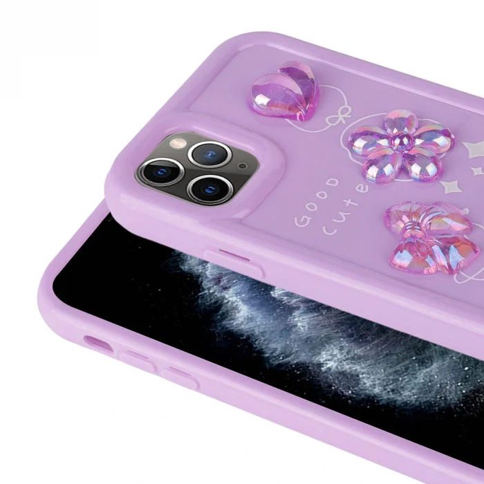 iPhone 11 Pro Max Kılıf Kabartma Figürlü Parlak Toys Silikon Kapak