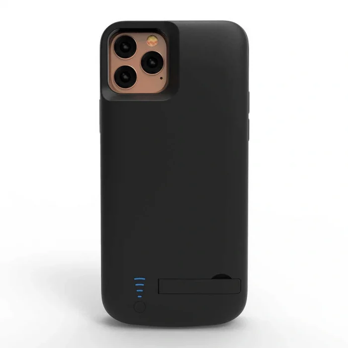 iPhone 11 Pro Standlı Led Göstergeli Şarjlı Kılıf 5000mAh