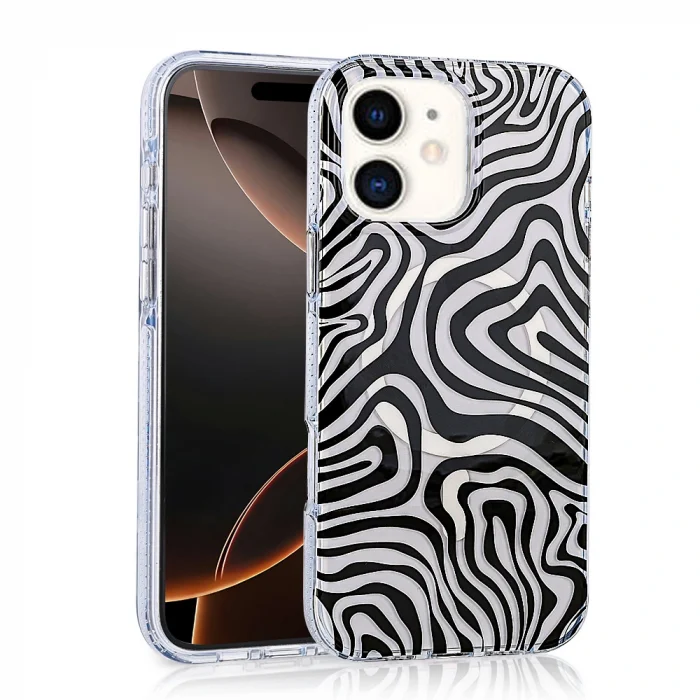 iPhone 12 Kılıf M-safe Şarj Özellikli Jago Kapak