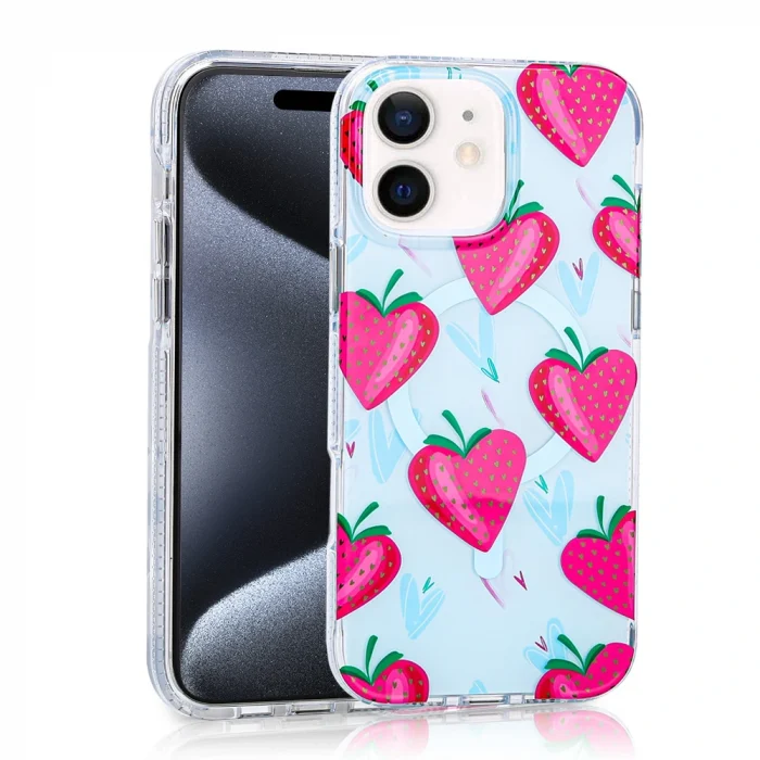 iPhone 12 Kılıf M-safe Şarj Özellikli Stilo Kapak