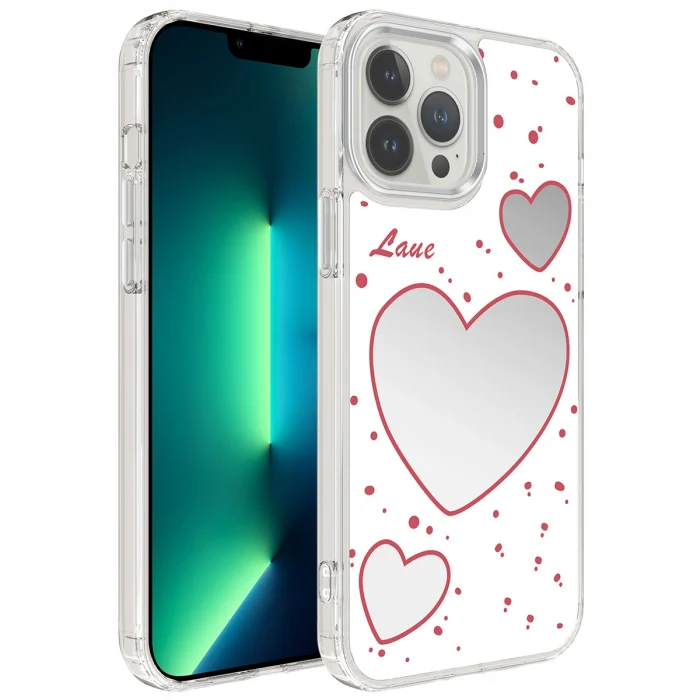 iPhone 12 Pro Kılıf Airbagli Parlak Tasarımlı Mimbo Kapak