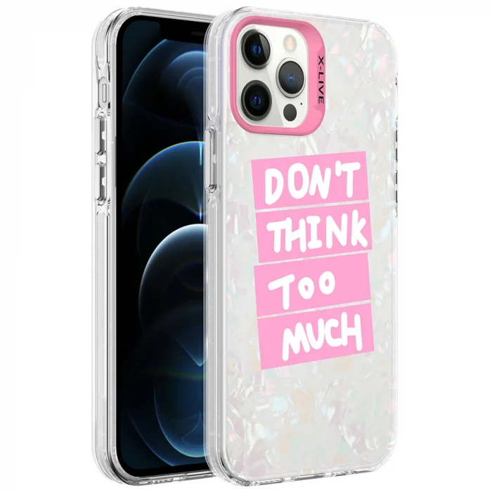 iPhone 12 Pro Kılıf Mermer Desenli Marbello Kapak