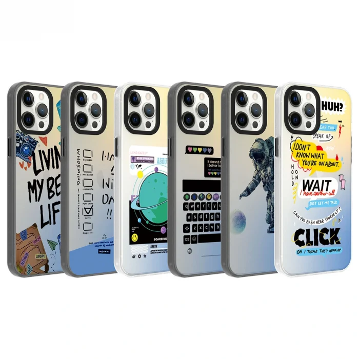 iPhone 12 Pro Max Kılıf Desenli Dragon Sert Kapak