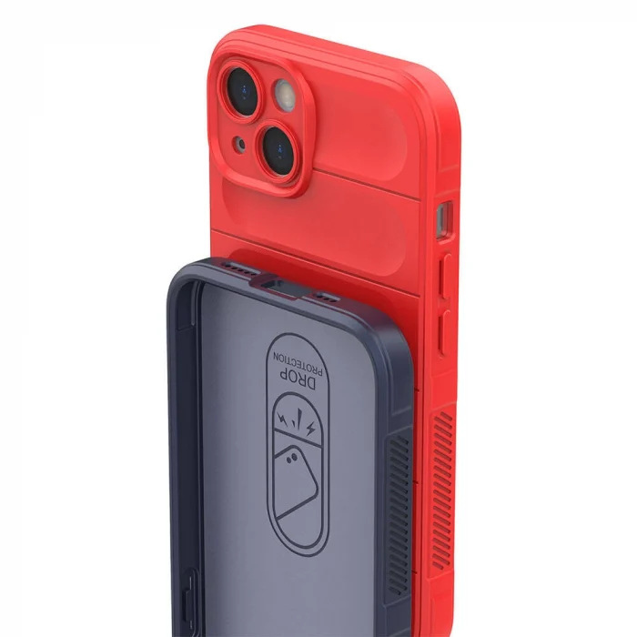 iPhone 13 Kılıf Esnek TPU Oyuklu Arka Yüzey Tasarımlı Etnik Silikon Kapak