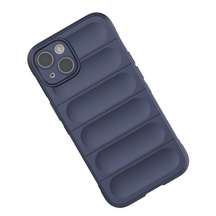 iPhone 13 Kılıf Esnek TPU Oyuklu Arka Yüzey Tasarımlı Etnik Silikon Kapak