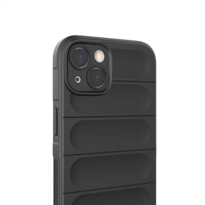 iPhone 13 Kılıf Esnek TPU Oyuklu Arka Yüzey Tasarımlı Etnik Silikon Kapak