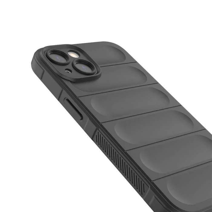 iPhone 13 Kılıf Esnek TPU Oyuklu Arka Yüzey Tasarımlı Etnik Silikon Kapak