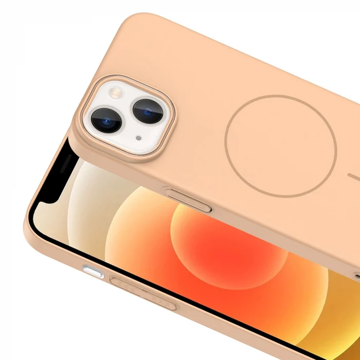 iPhone 13 Kılıf M-safe Şarj Özellikli Ruby Sert Kapak
