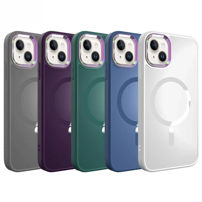 iPhone 13 Kılıf M-safe Wireless Şarj Özellikli Stil Kapak