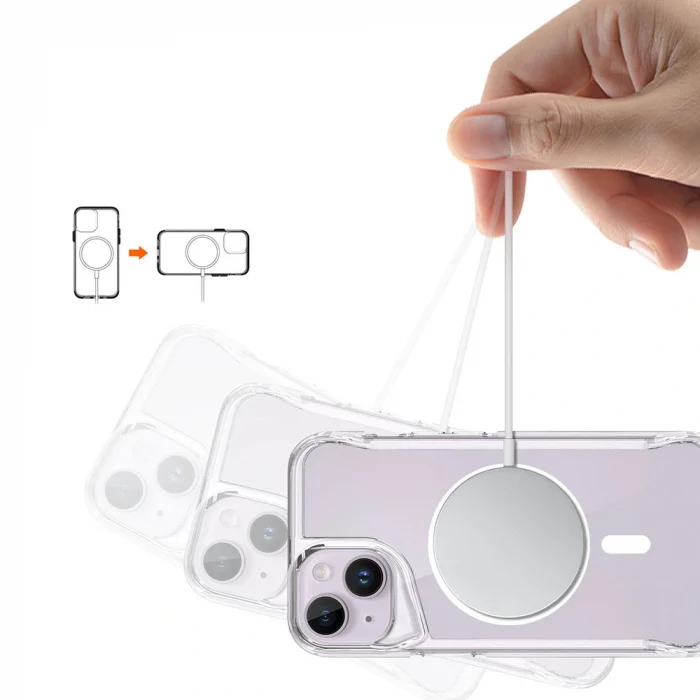 iPhone 13 Kılıf M-safe Şarj Özellikli T-Max M-safe Kapak