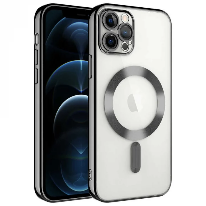 iPhone 13 Pro Kılıf Kamera Korumalı M-safe Wireless Şarj Özellikli  Demre Kapak