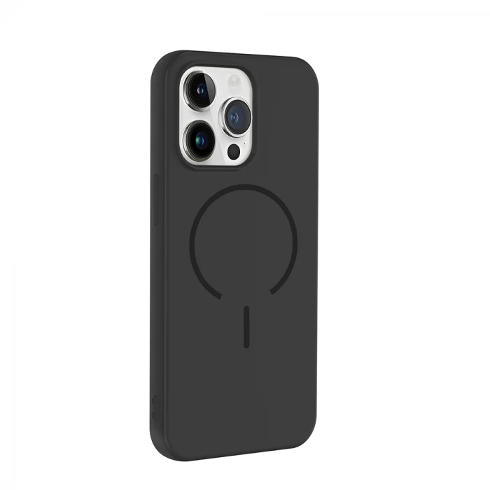 Apple iPhone 13 Pro Kılıf M-safe Şarj Özellikli Zore Meta Kapak