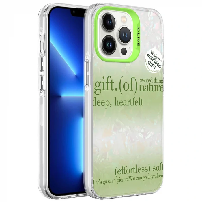 iPhone 13 Pro Kılıf Mermer Desenli Marbello Kapak