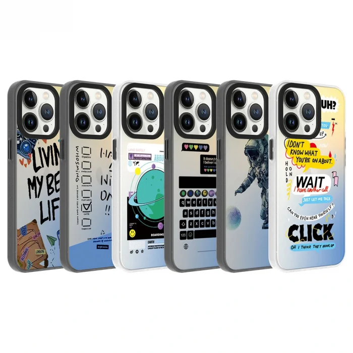 iPhone 13 Pro Max Kılıf Desenli Dragon Sert Kapak