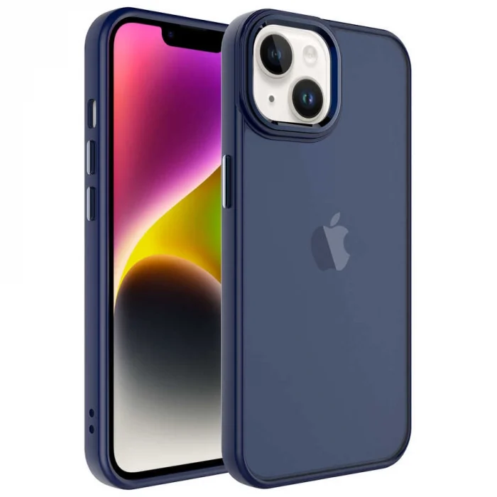 iPhone 14 Kılıf Buzlu Sert PC  May Kapak
