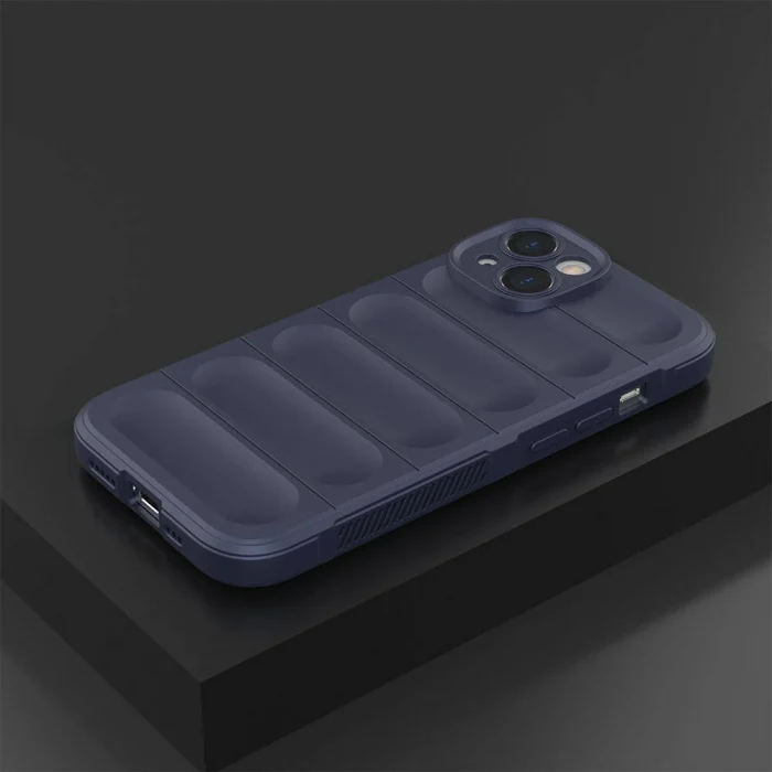 iPhone 14 Kılıf Esnek TPU Oyuklu Arka Yüzey Tasarımlı Etnik Silikon Kapak