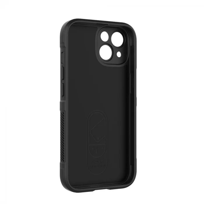 iPhone 14 Kılıf Esnek TPU Oyuklu Arka Yüzey Tasarımlı Etnik Silikon Kapak