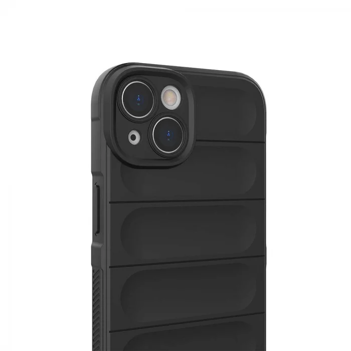 iPhone 14 Kılıf Esnek TPU Oyuklu Arka Yüzey Tasarımlı Etnik Silikon Kapak