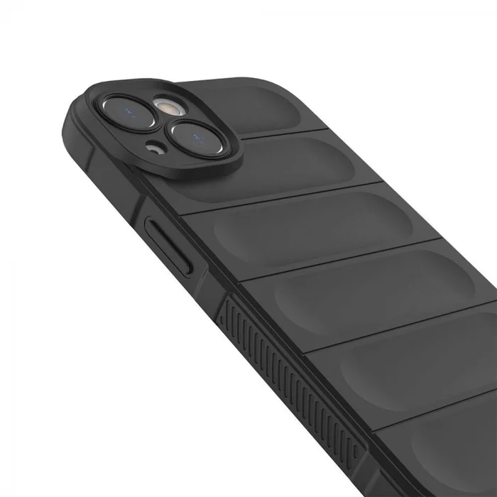 iPhone 14 Kılıf Esnek TPU Oyuklu Arka Yüzey Tasarımlı Etnik Silikon Kapak