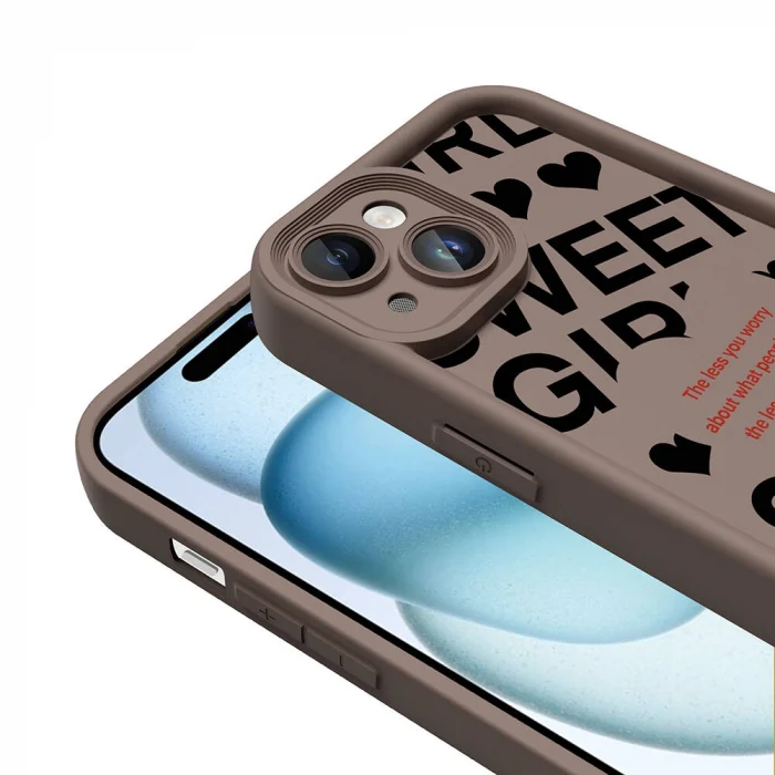 iPhone 14 Kılıf Kamera Korumalı Baskılı Arka Yüzey Klas Kapak