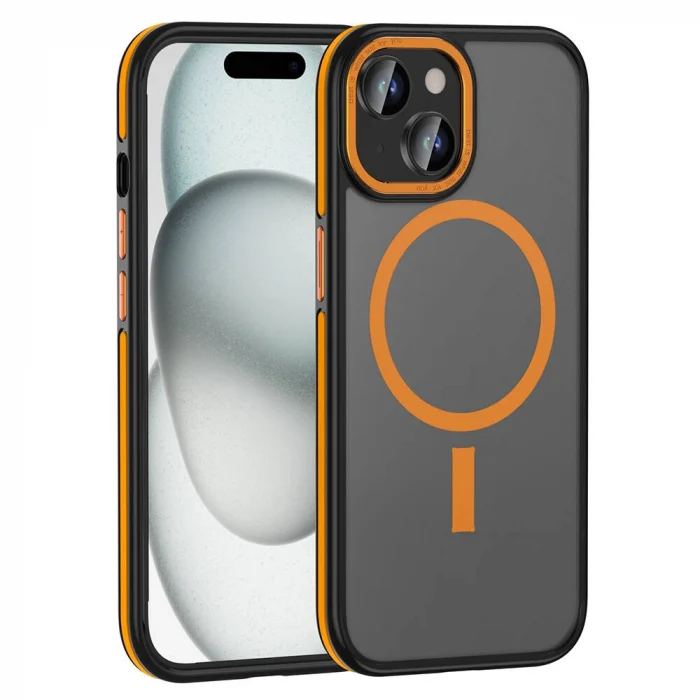 iPhone 14 Kılıf M-safe Şarj Özellikli Mat Görünümlü Ant Kapak
