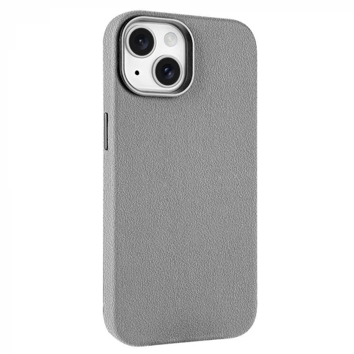 iPhone 14 Kılıf M-safe Şarj Özellikli PU Deri Adora Kapak
