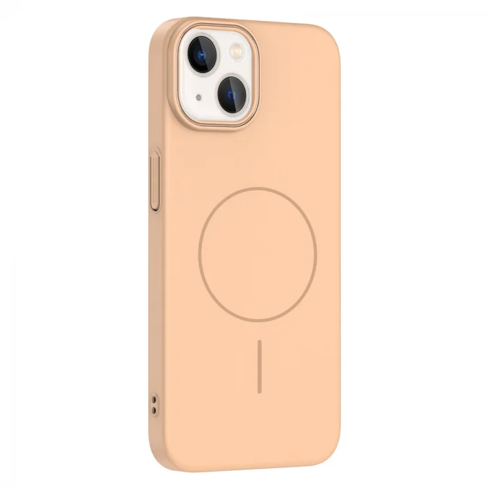 iPhone 14 Kılıf M-safe Şarj Özellikli Ruby Sert Kapak