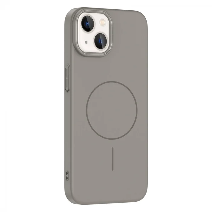 iPhone 14 Kılıf M-safe Şarj Özellikli Ruby Sert Kapak