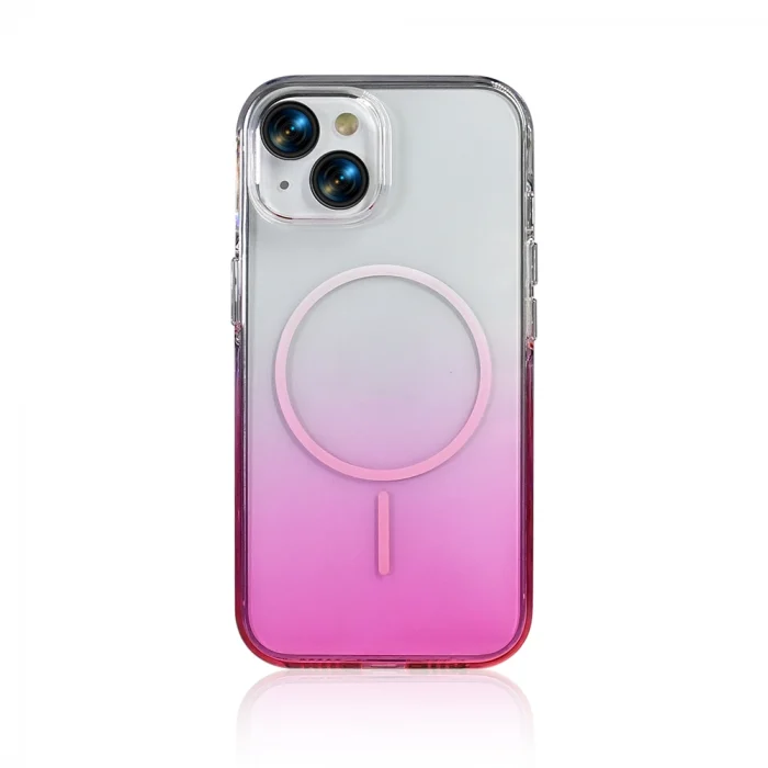 iPhone 14 Kılıf M-Safe Şarj Özellikli Septik Silikon Kapak