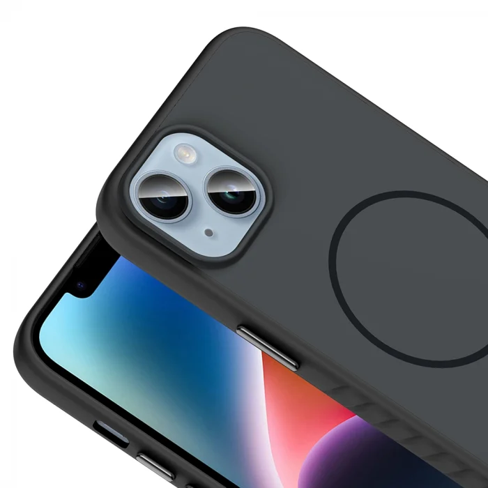 iPhone 14 Kılıf M-safe Şarj Özellikli Tea Kapak