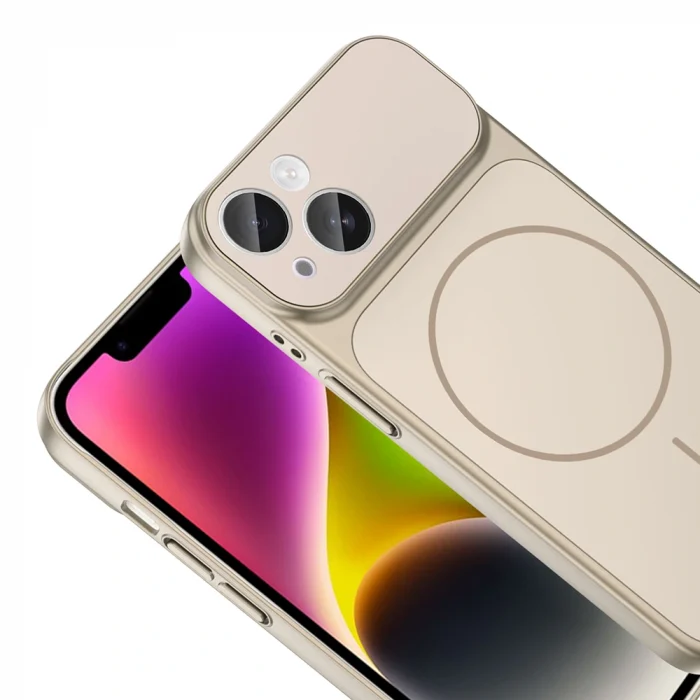 iPhone 14 Kılıf M-Safe Şarj Özellikli Kamera Korumalı Formen Kapak