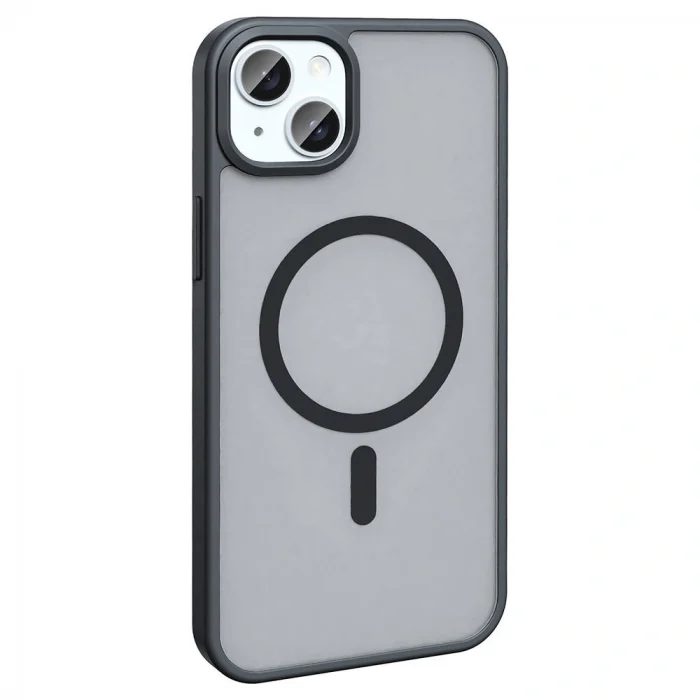 iPhone 14 Plus Kılıf M-safe Şarj Özellikli Mat Arka Yüzey Sio Kapak