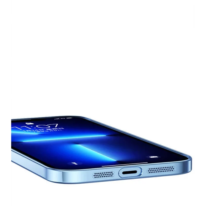 iPhone 14 Plus Kılıf Wireless Şarj Özellikli Sert PC  Riksos M-safe Kapak
