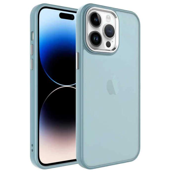 iPhone 14 Pro Kılıf Buzlu Sert PC  May Kapak