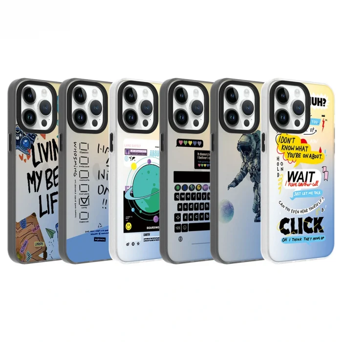 iPhone 14 Pro Kılıf Desenli Dragon Sert Kapak