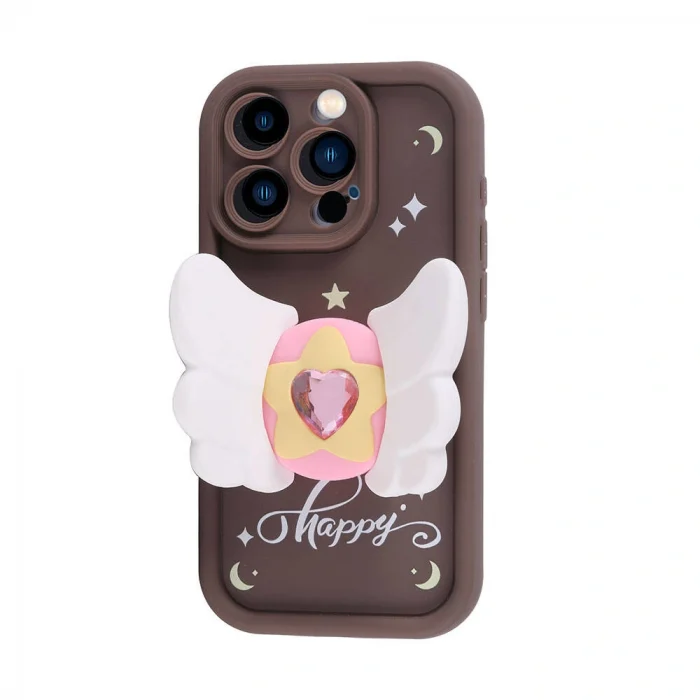 iPhone 14 Pro Kılıf Kamera Korumalı Figür Tasarımlı Kapya Kapak