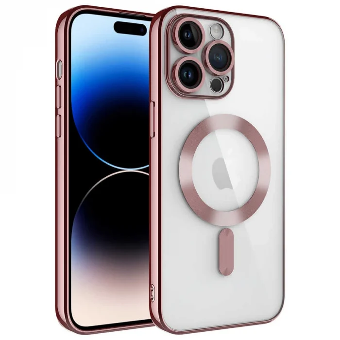 iPhone 14 Pro Kılıf Kamera Korumalı M-safe Wireless Şarj Özellikli Kapak